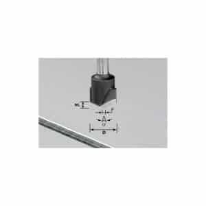 Festool V-notfräs HW S8 D18-135°/Alu